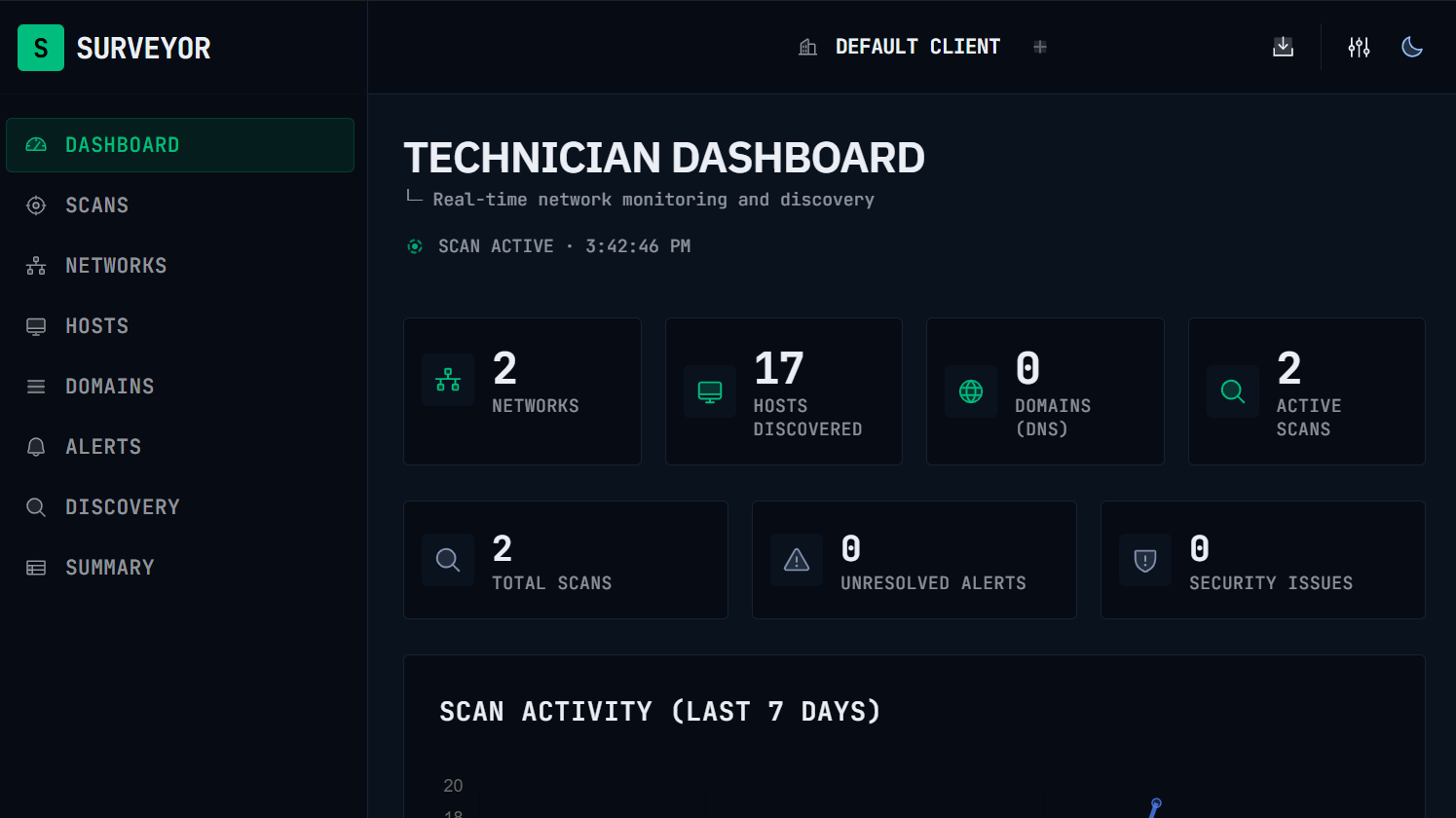 Surveyor desktop app screenshot
